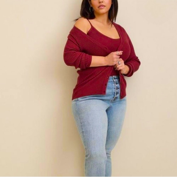 NWT Torrid Cami Sweater - Picture 3 of 4